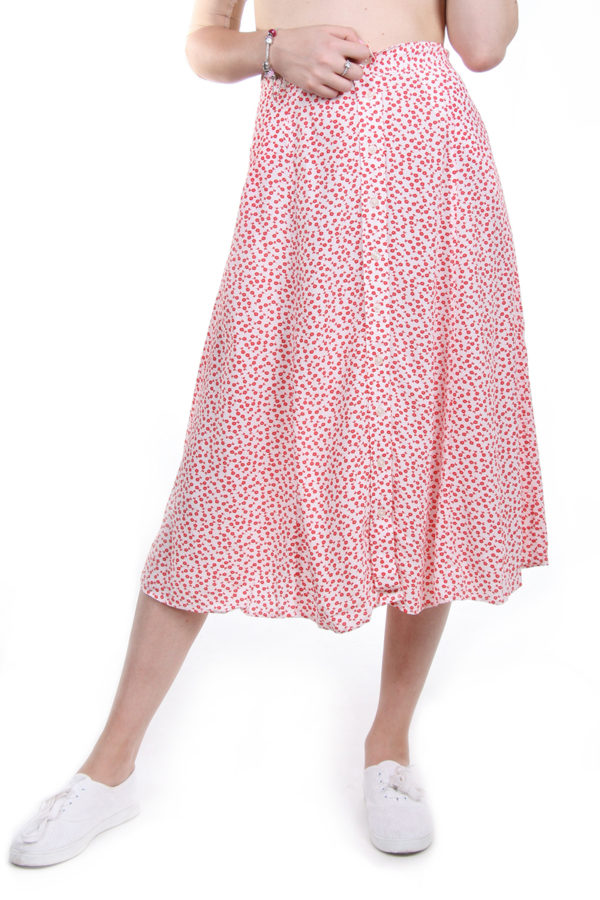 Calvin Klein dámská květovaná midi sukně  - 27/NI (293)