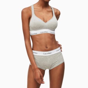 Calvin Klein dámská šedá podprsenka Bralette ve vel. XS - XS (020)