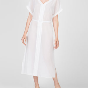 Calvin Klein dámské bílé šaty - M (143)