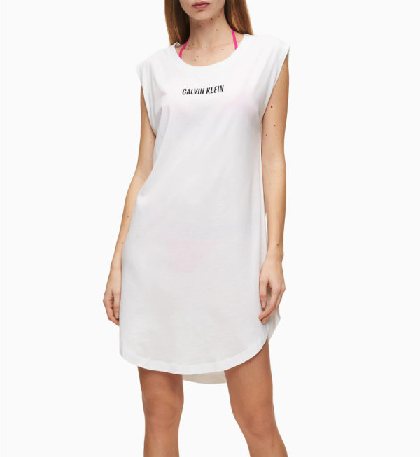 Calvin Klein dámské bílé šaty Beach - XS (YCD)
