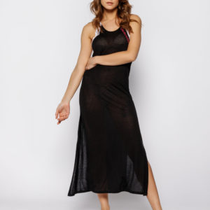 Calvin Klein dámské černé šaty  - XS (BEH)