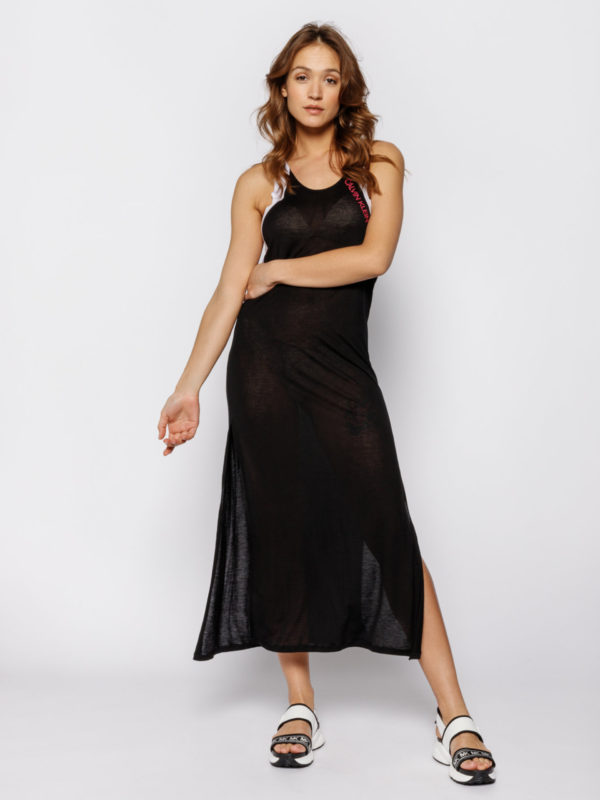 Calvin Klein dámské černé šaty  - XS (BEH)