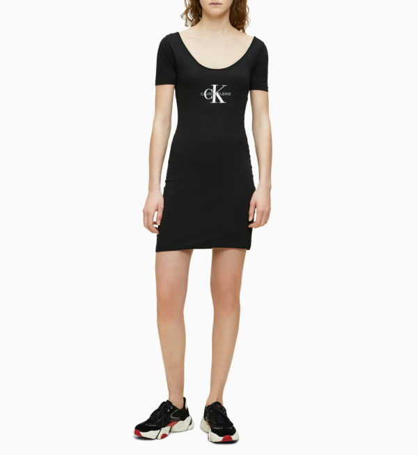 Calvin Klein dámské černé šaty Ballet - XL (BAE)