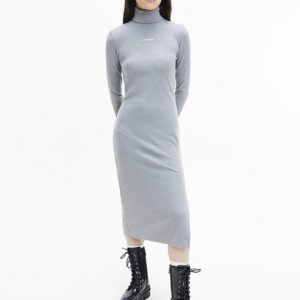 Calvin Klein dámské šedé šaty - XS (P3E)