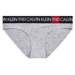 Calvin Klein šedé dámské kalhotky - L (020)