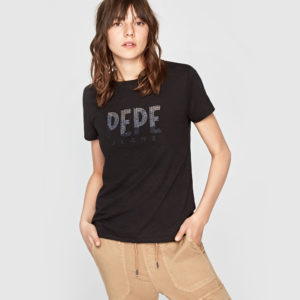 Pepe Jeans dámské černé tričko Mirilla - XS (999)