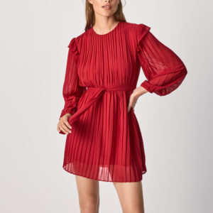 Pepe Jeans dámské červené šaty Coline - XS (274)