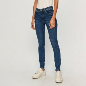 Pepe Jeans dámské modré džíny Cher High. - 30/28 (000)