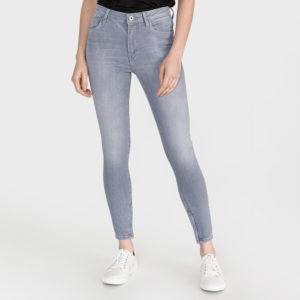 Pepe Jeans dámské šedé džíny Cher High - 31/28 (0)