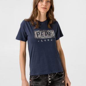 Pepe Jeans dámské tmavě modré tričko Charis - XS (584)