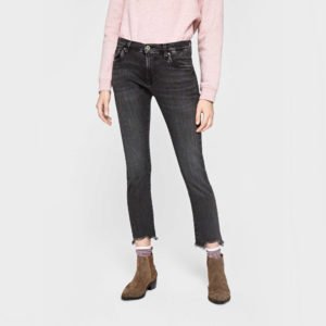 Pepe Jeans dámské tmavě šedé džíny Victoria - 29/28 (000)
