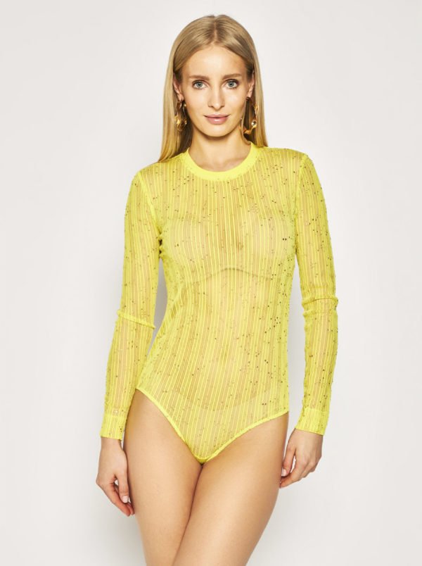 Pepe Jeans dámské žluté body Katie - S (31)