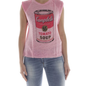 Pepe Jeans růžové tričko Sundy z kolekce Andy Warhol - XS (337)