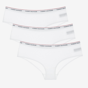 Tommy Hilfiger dámské bílé kalhotky 3 pack Essentials - S (902)