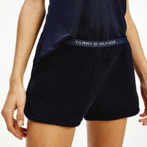 Tommy Hilfiger dámské tmavě modré šortky - S (DW5)