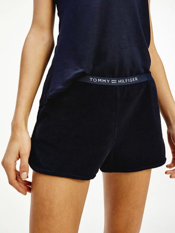 Tommy Hilfiger dámské tmavě modré šortky - S (DW5)