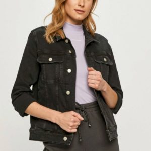 Calvin Klein dámská černá džínová bunda - S (1BY)