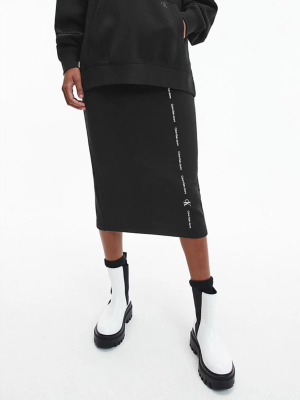Calvin Klein dámská černá sukně - L (BEH)