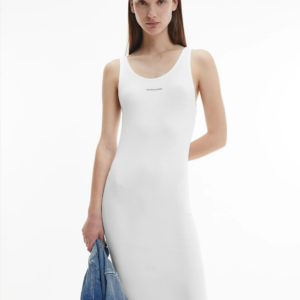 Calvin Klein dámské bílé šaty - XS (YAF)