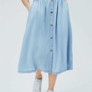 Pepe Jeans dámská světle modrá sukně - M (000)