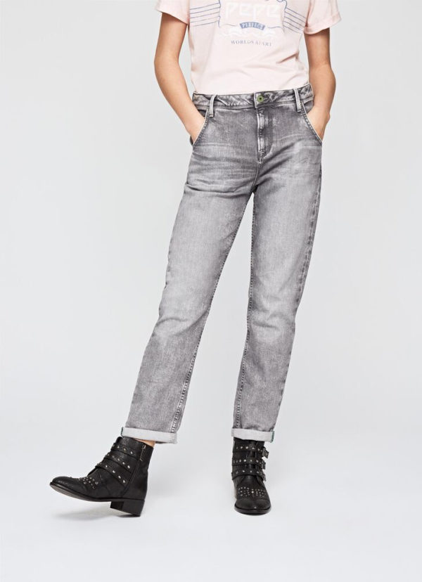 Pepe Jeans dámské šedé džíny Hanze - 30/30 (000)