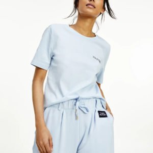 Tommy Hilfiger dámské bledě modré tričko - S (C1O)