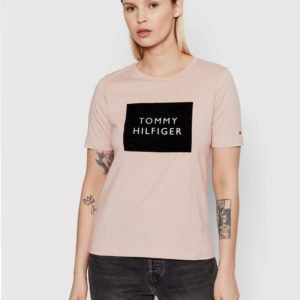 Tommy Hilfiger dámské starorůžové tričko - XS (AE9)