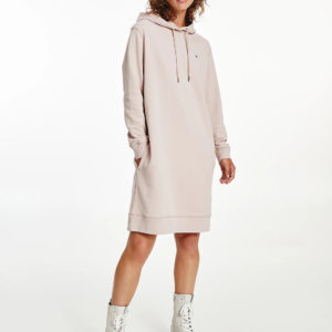 Tommy Hilfiger dámské světle starorůžové mikinové šaty - XS (AE9)