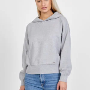 Pepe Jeans dámská šedá úpletová mikina s kapucí - L (933)