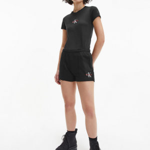 Calvin Klein dámské černé teplákové šortky - XS (BEH)