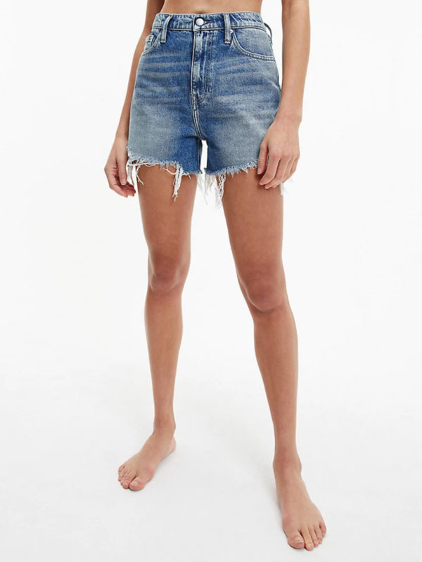 Calvin Klein dámské denim šortky MOM - 26/NI (1A4)
