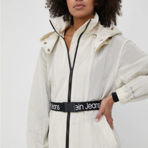 Calvin Klein dámská béžová bunda - XS (ACF)