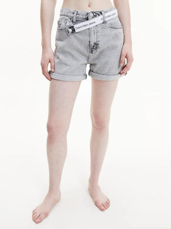 Calvin Klein dámské džínové Mom šortky - 27/NI (1BZ)