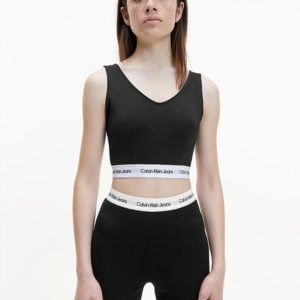 Calvin Klein dámský černý cropped top - XS (BEH)