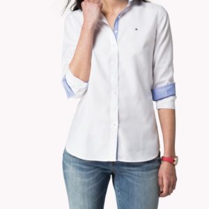 Tommy Hilfiger dámská bílá košile Jenna - XS (100)