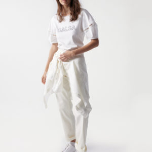 Salsa Jeans dámské bílé tričko - S (0071)