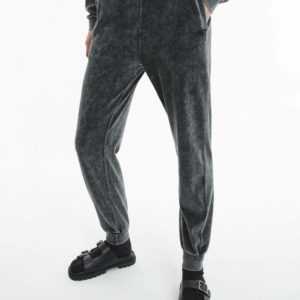 Calvin Klein dámské tmavě šedé tepláky - XS (BEH)