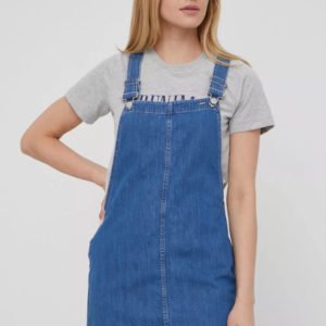 Pepe Jeans dámské modré džínové šaty Crane - 36 (0)