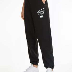 Tommy Jeans dámské černé tepláky MODERN SIGNATURE  - XS/R (BDS)