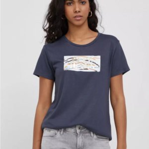 Pepe Jeans dámské tmavě modré tričko Caitlin - XS (990)