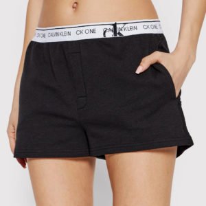 Calvin Klein dámské černé šortky na spaní - S (UB1)