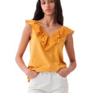 Salsa Jeans dámský hořčicový top - S (4056)