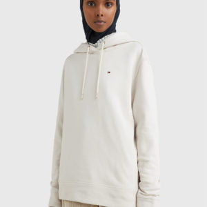 Tommy Hilfiger dámská béžová mikina - L (AF2)