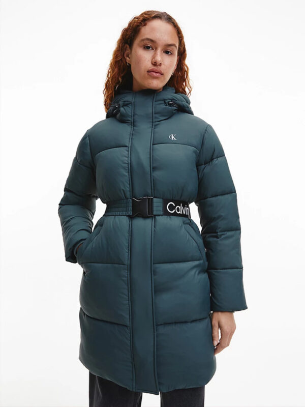 Calvin Klein dámská zelená bunda - XS (L7E)