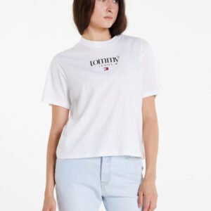 Tommy Jeans dámské bílé tričko - XS (YBL)