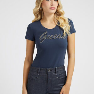 Guess dámské modré tričko - L (G7P1)