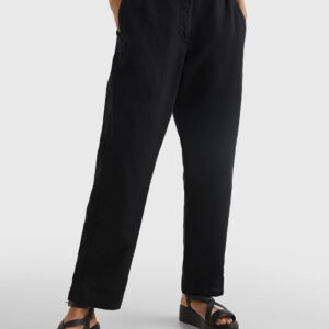 Tommy Hilfiger dámské černé kalhoty - 40 (BDS)