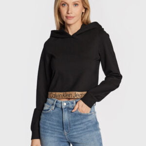 Calvin Klein dámská černá mikina - XS (BEH)