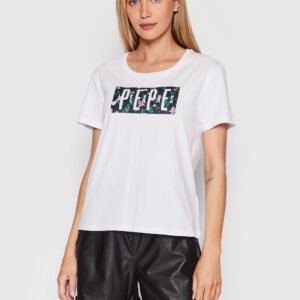 Pepe Jeans dámské bílé tričko Patsy - XS (800)