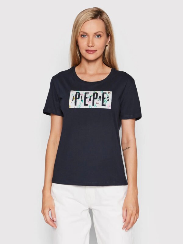 Pepe Jeans dámské modré tričko Patsy - XS (594)